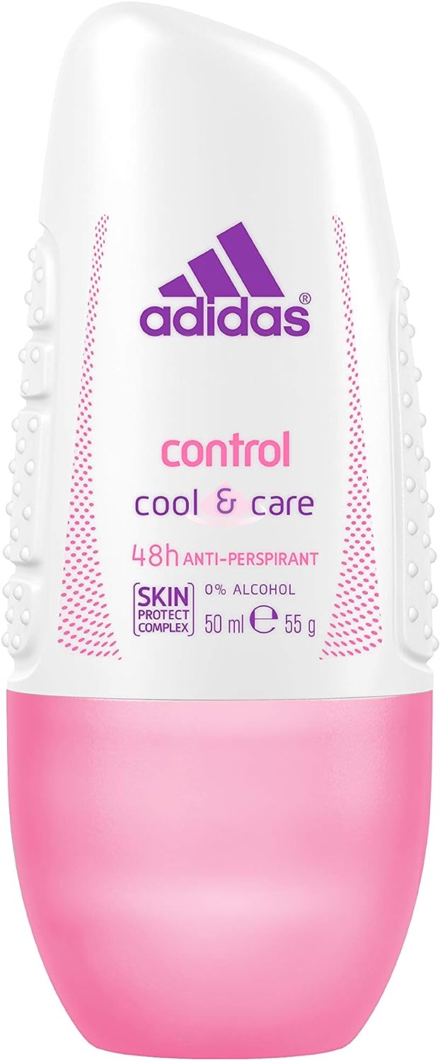 LOT OF 48 - Adidas Cool and Care Control Deodorant roll-on 50 ml **$2.50 EACH**