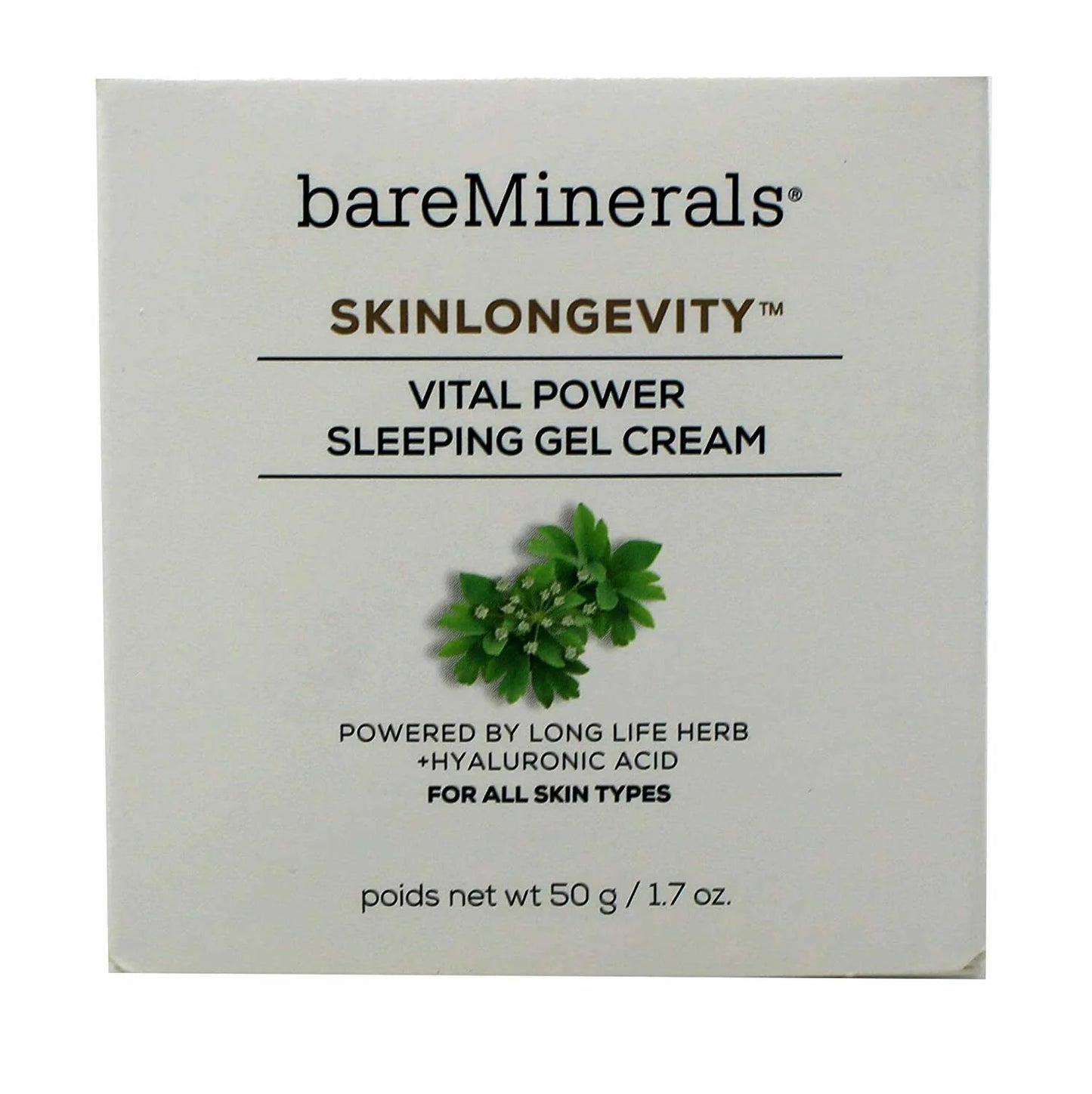 LOT OF 48 - BareMinerals Skinlongevity Vital Power Sleeping Gel Cream 1.7 oz **$11.00 EACH**